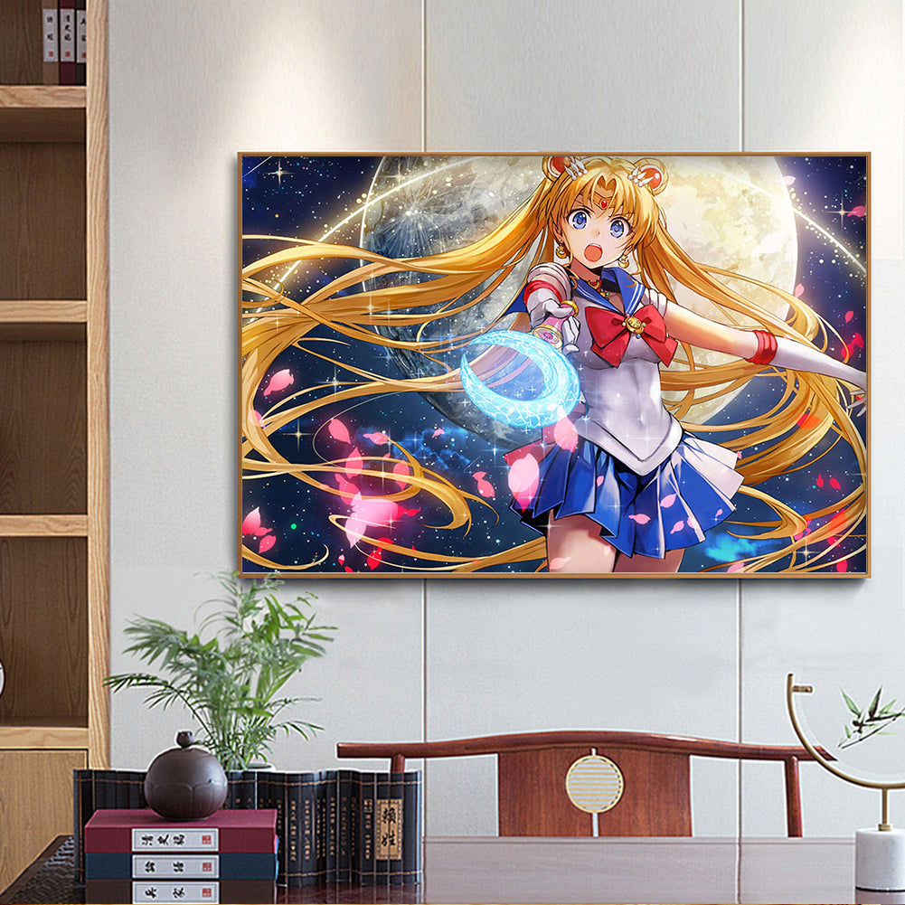 Beauty Soldier - Full Round Drill Diamond Painting 40*30CM