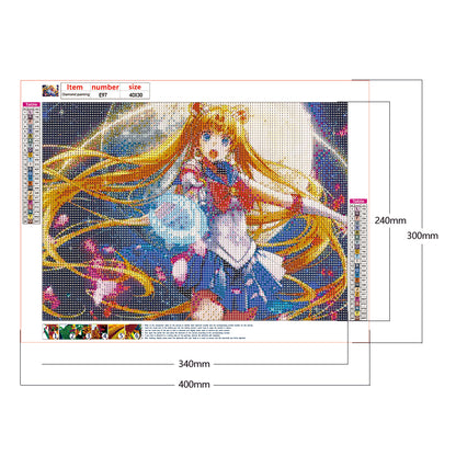 Beauty Soldier - Full Round Drill Diamond Painting 40*30CM