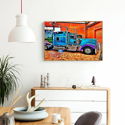 Vehicle Farm - Full Round Drill Diamond Painting 40*30CM