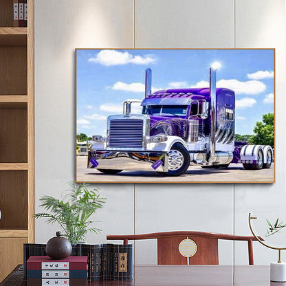 Vehicle Farm - Full Round Drill Diamond Painting 40*30CM
