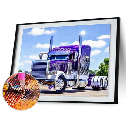 Vehicle Farm - Full Round Drill Diamond Painting 40*30CM
