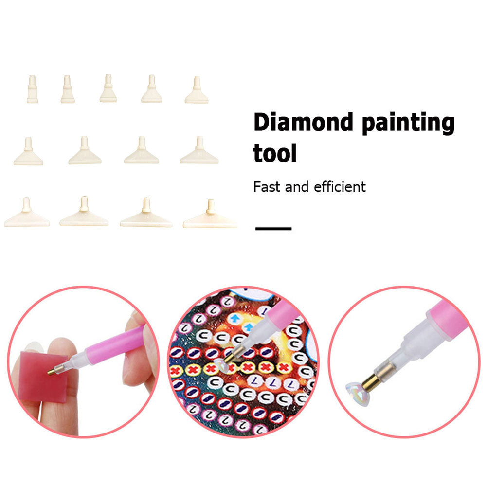 5D DIY Diamond Painting Multi Head Point Drill Pen Rhinestones Craft Tools