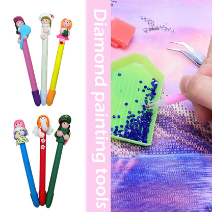 DIY Diamond Painting Doll Pencil Pen Square Round Stone Drill Point Tool