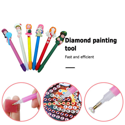 DIY Diamond Painting Doll Pencil Pen Square Round Stone Drill Point Tool