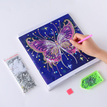 Elbow Point Drill Pen Clay Tray Box 5D Diamond Painting Tool Accessory Kit