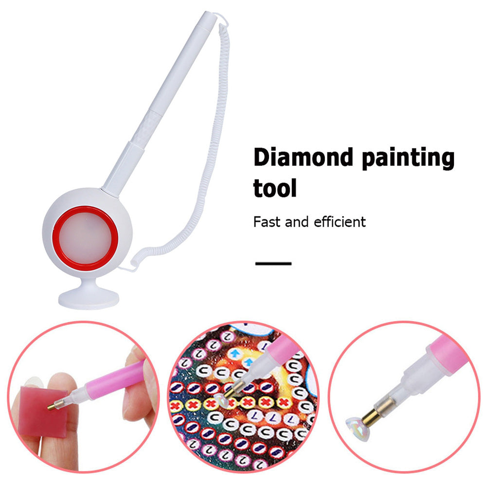 Diamond Painting Drawing Pens LED Lighting Point Drill Pen for DIY Craft