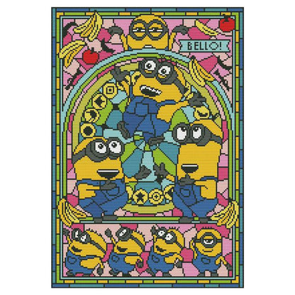 Anime - 11CT Stamped Cross Stitch 30*40CM