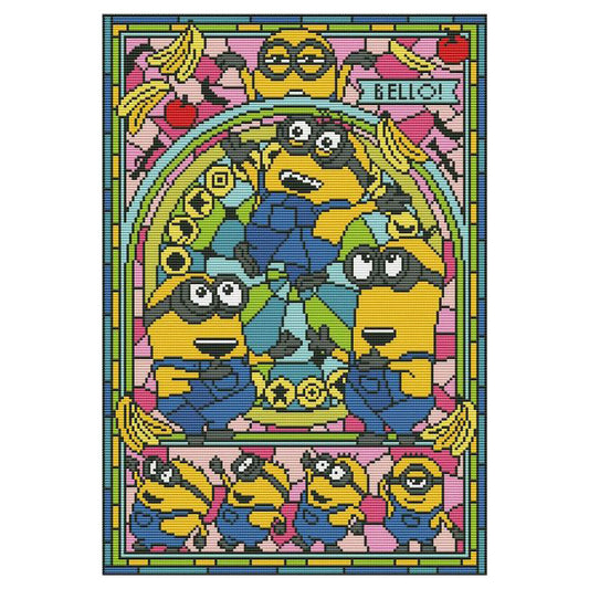 Anime - 11CT Stamped Cross Stitch 30*40CM