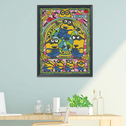 Anime - 11CT Stamped Cross Stitch 30*40CM