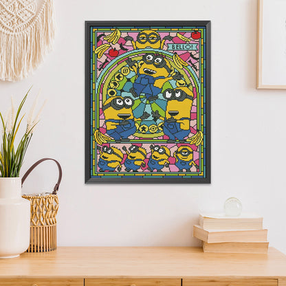 Anime - 11CT Stamped Cross Stitch 30*40CM