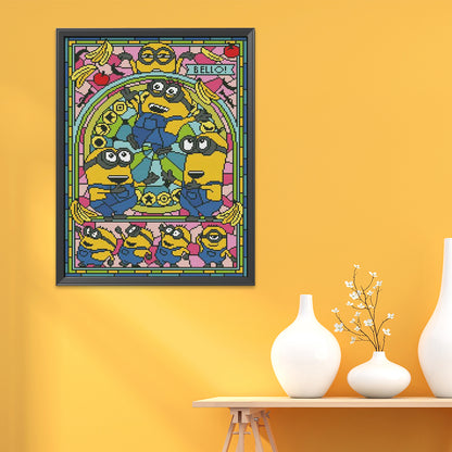 Anime - 11CT Stamped Cross Stitch 30*40CM