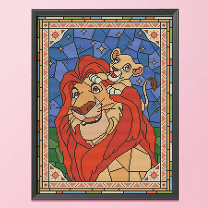 Anime - 11CT Stamped Cross Stitch 30*40CM