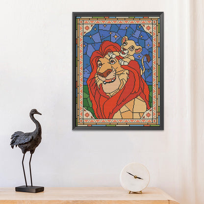 Anime - 11CT Stamped Cross Stitch 30*40CM