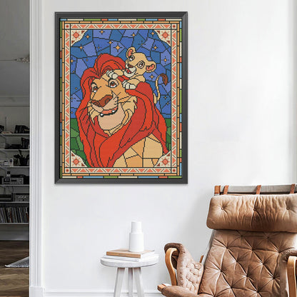 Anime - 11CT Stamped Cross Stitch 30*40CM