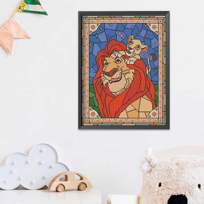 Anime - 11CT Stamped Cross Stitch 30*40CM