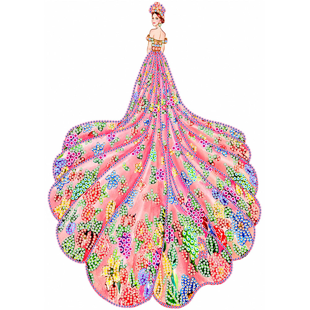 Girl - Special Shaped Drill Diamond Paintng 30*40CM