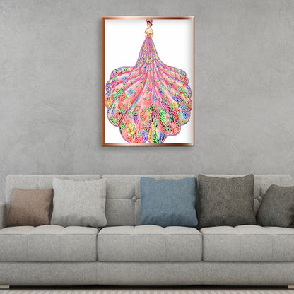 Girl - Special Shaped Drill Diamond Paintng 30*40CM