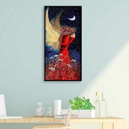 Abstract Angel - Full Round Drill Diamond Painting 30*60CM