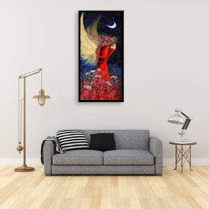 Abstract Angel - Full Round Drill Diamond Painting 30*60CM