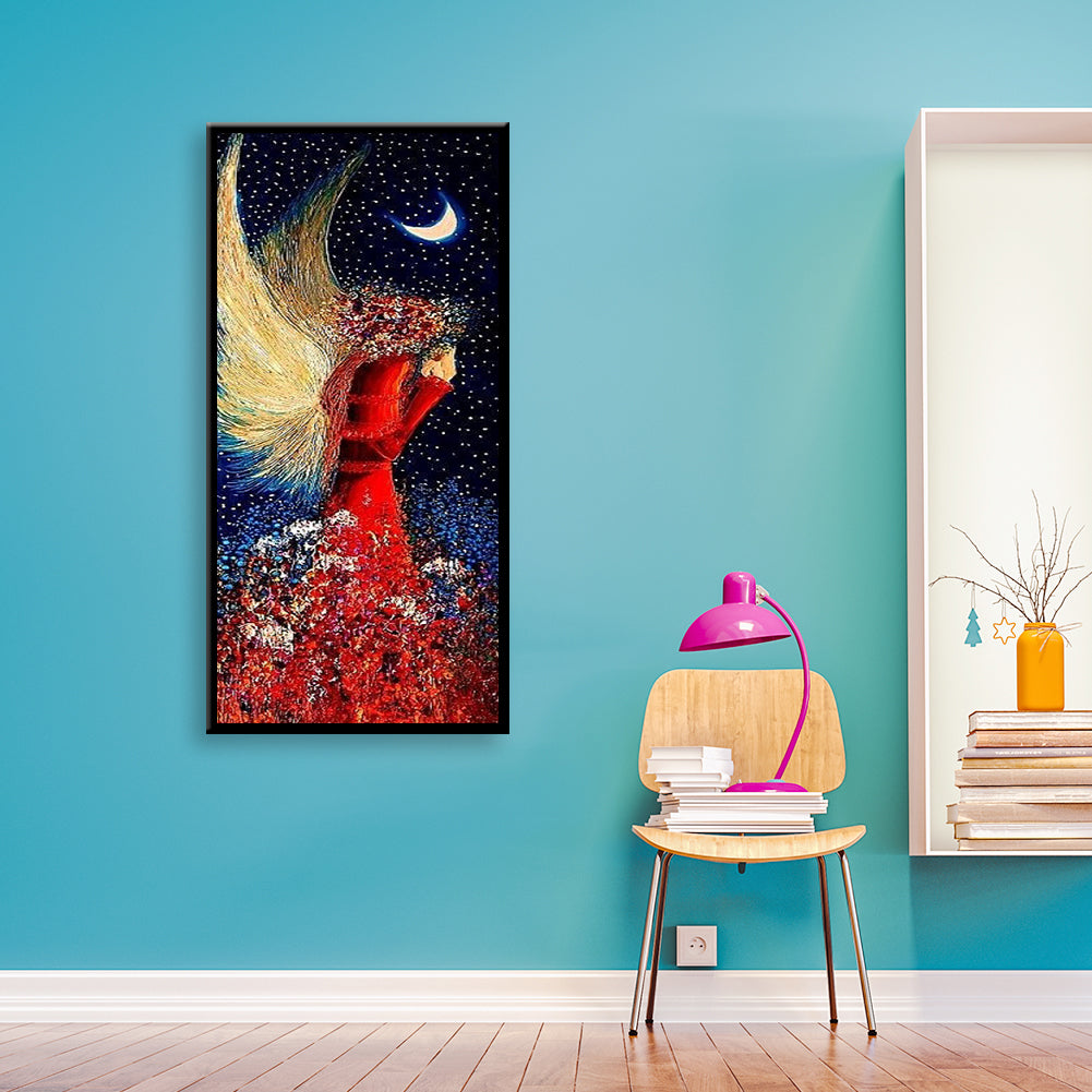 Abstract Angel - Full Round Drill Diamond Painting 30*60CM