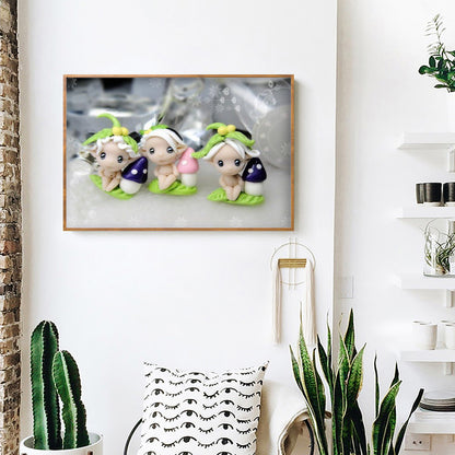 Cartoon Dolls - Full Round Drill Diamond Painting 40*30CM