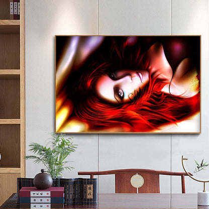Girl - Full Round Drill Diamond Painting 40*30CM