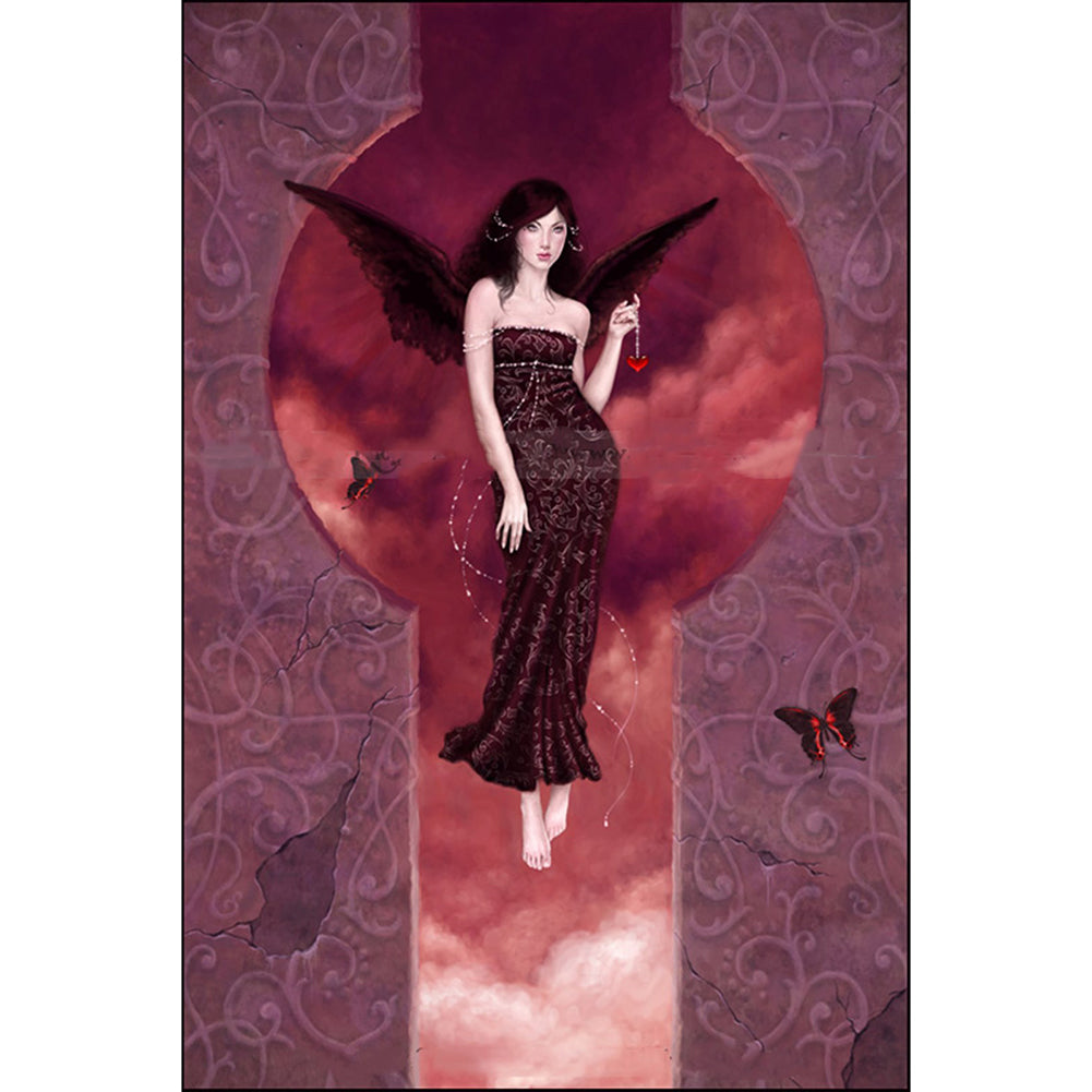 Sprite Angel - Full Round Drill Diamond Painting 30*40CM