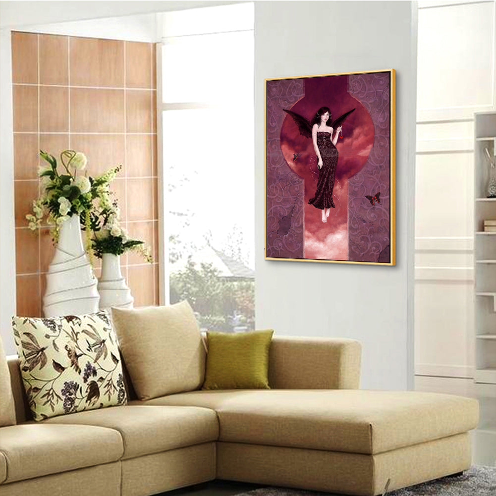 Sprite Angel - Full Round Drill Diamond Painting 30*40CM