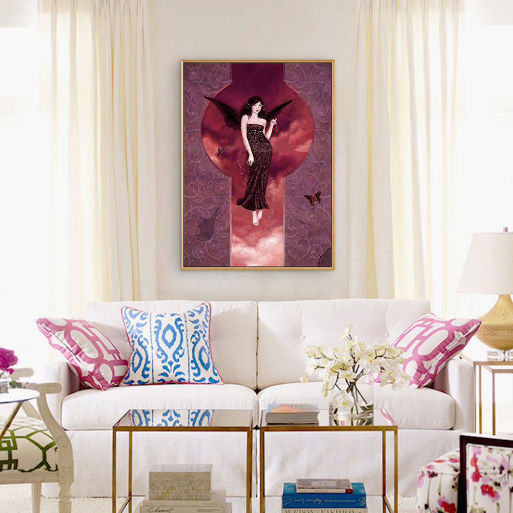Sprite Angel - Full Round Drill Diamond Painting 30*40CM