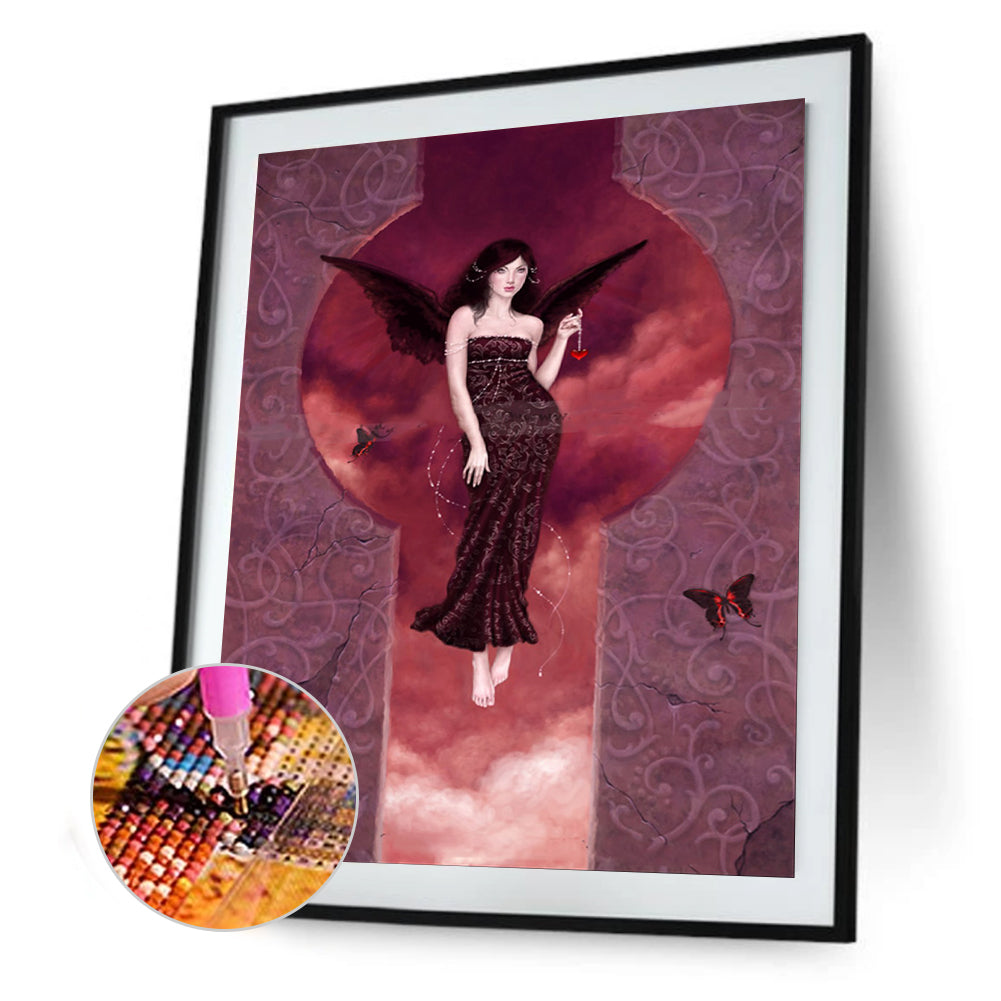 Sprite Angel - Full Round Drill Diamond Painting 30*40CM