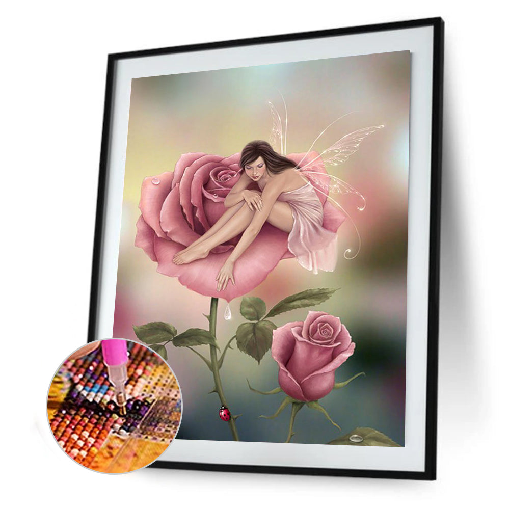 Sprite Angel - Full Round Drill Diamond Painting 30*40CM