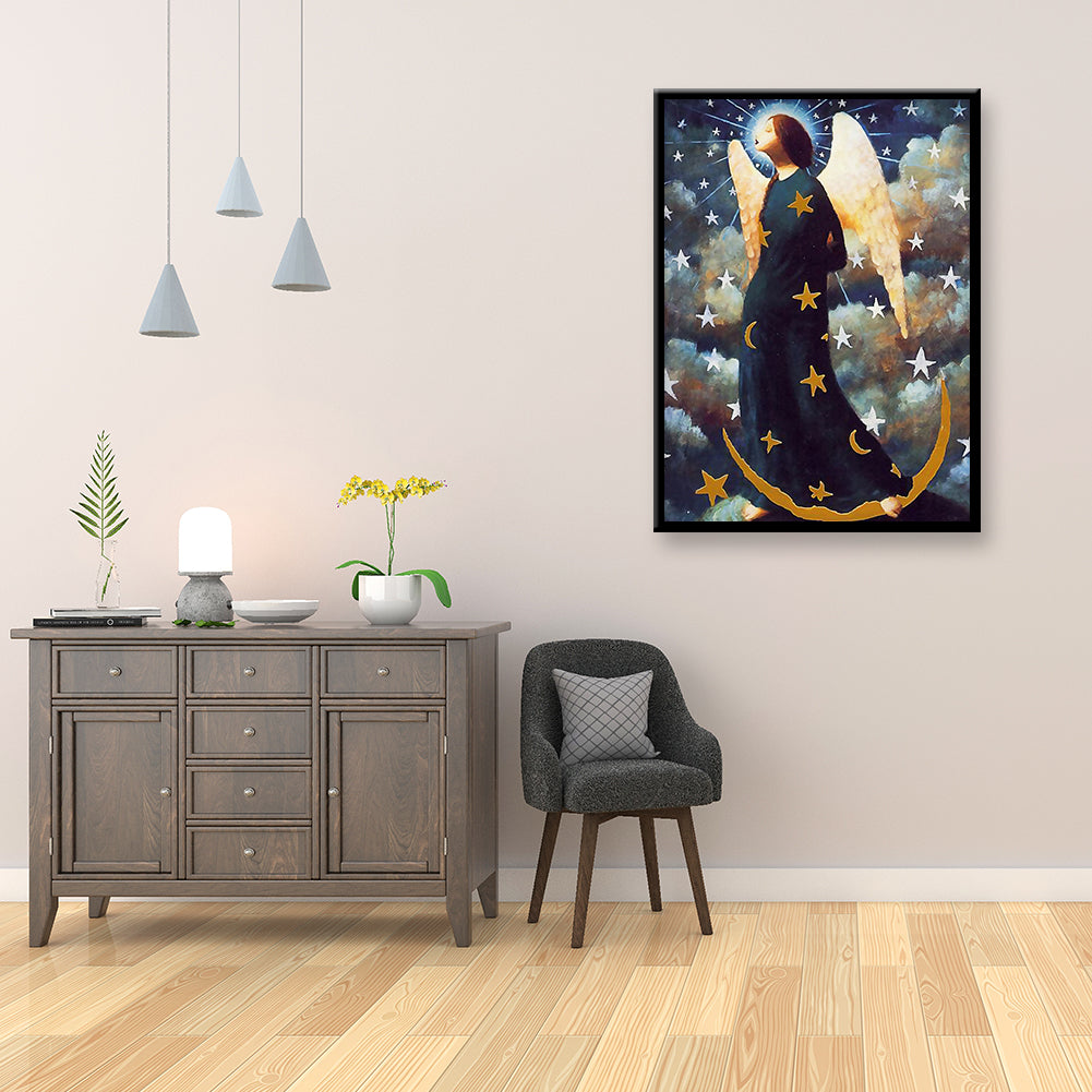 Star Angel - Full Round Drill Diamond Painting 35*45CM