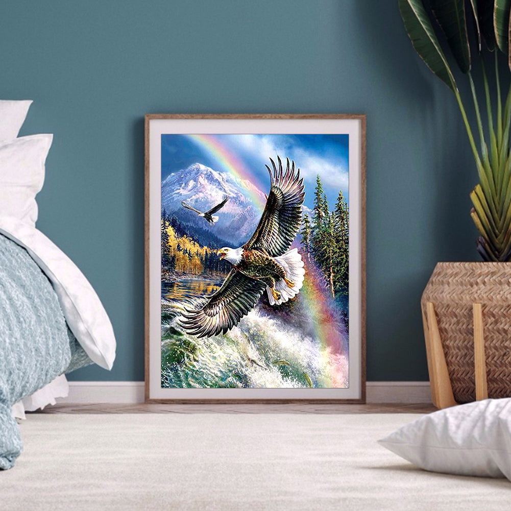 Flying Eagle - Full Round Drill Diamond Painting 30*40CM