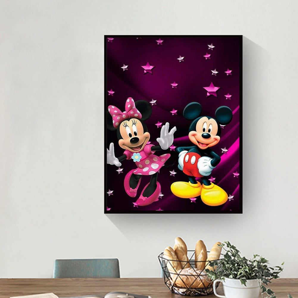 Cartoon Mouse - Full Round Drill Diamond Painting 30*40CM