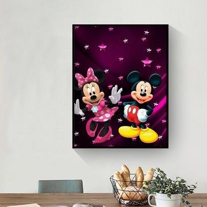 Cartoon Mouse - Full Round Drill Diamond Painting 30*40CM