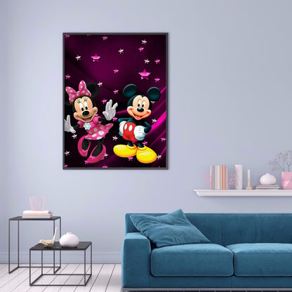 Cartoon Mouse - Full Round Drill Diamond Painting 30*40CM