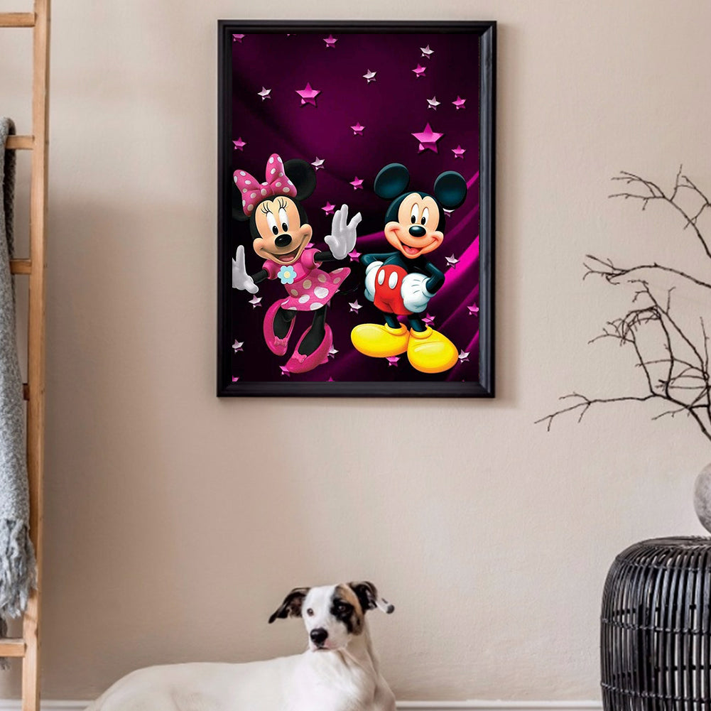 Cartoon Mouse - Full Round Drill Diamond Painting 30*40CM