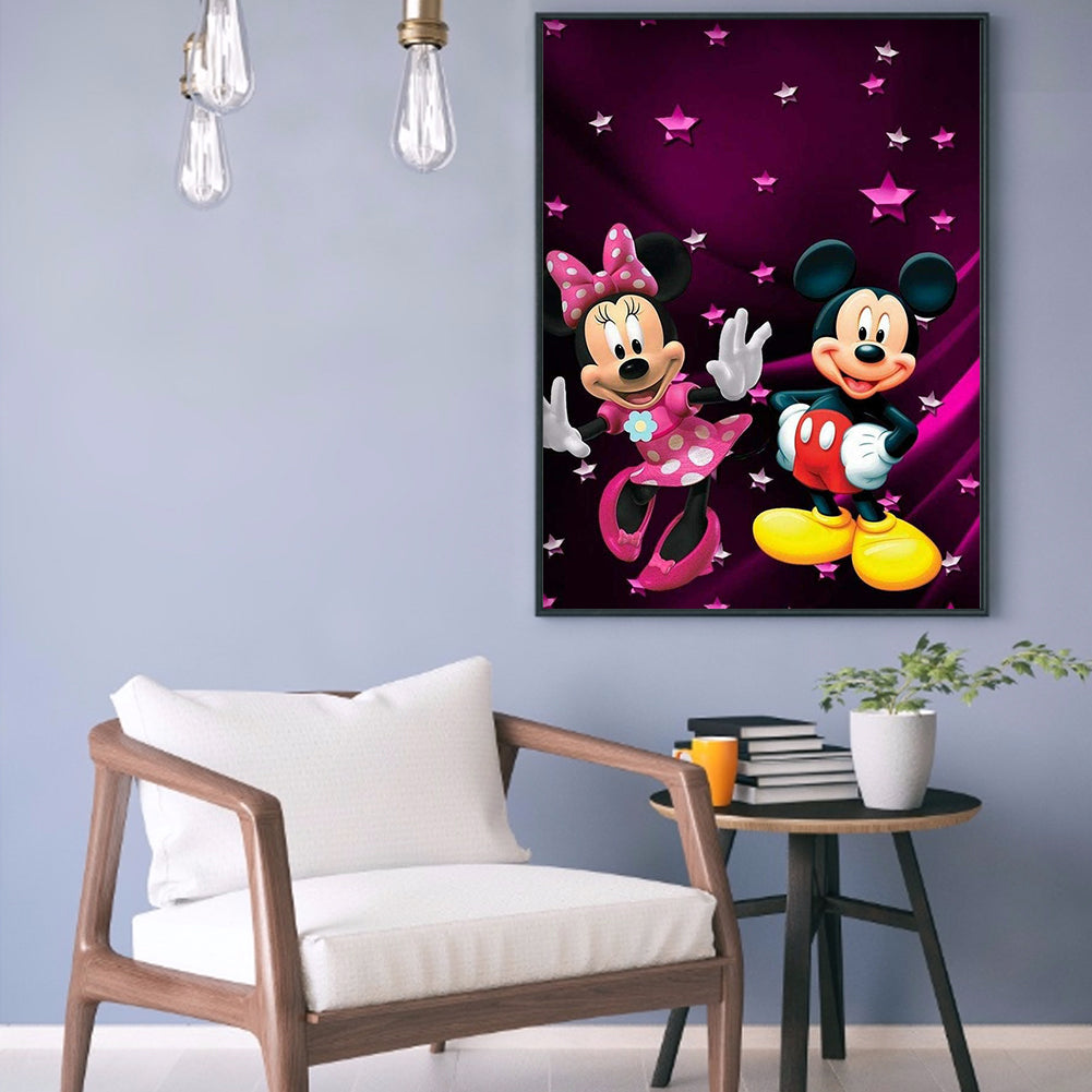 Cartoon Mouse - Full Round Drill Diamond Painting 30*40CM
