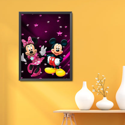 Cartoon Mouse - Full Round Drill Diamond Painting 30*40CM