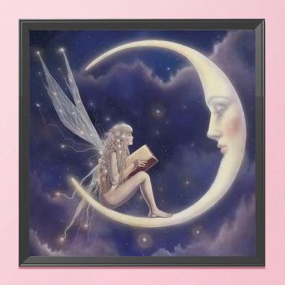 Butterfly Girl - 11CT Stamped Cross Stitch 30*30CM