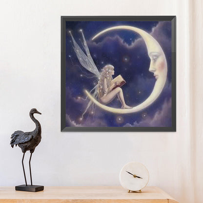 Butterfly Girl - 11CT Stamped Cross Stitch 30*30CM