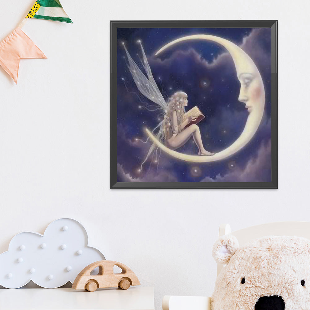 Butterfly Girl - 11CT Stamped Cross Stitch 30*30CM