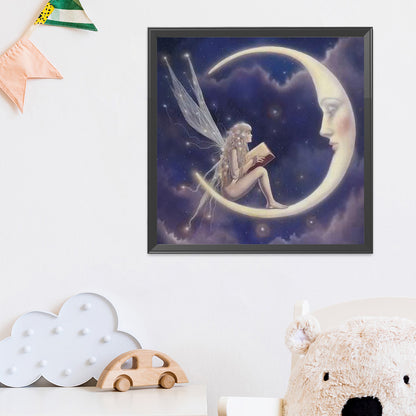 Butterfly Girl - 11CT Stamped Cross Stitch 30*30CM