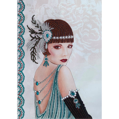 Lady - Special Shaped Drill Diamond Paintng 30*40CM