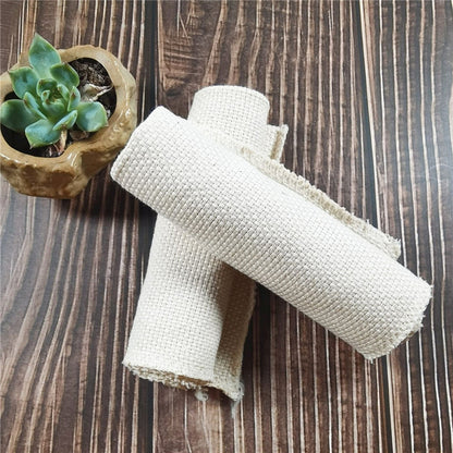 24x24cm Cotton Monks Cloth Punch Needle Needlework DIY Embroidery Fabric
