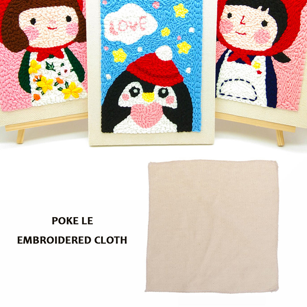 67x50cm Cotton Monks Cloth Punch Needle Needlework DIY Embroidery Fabric