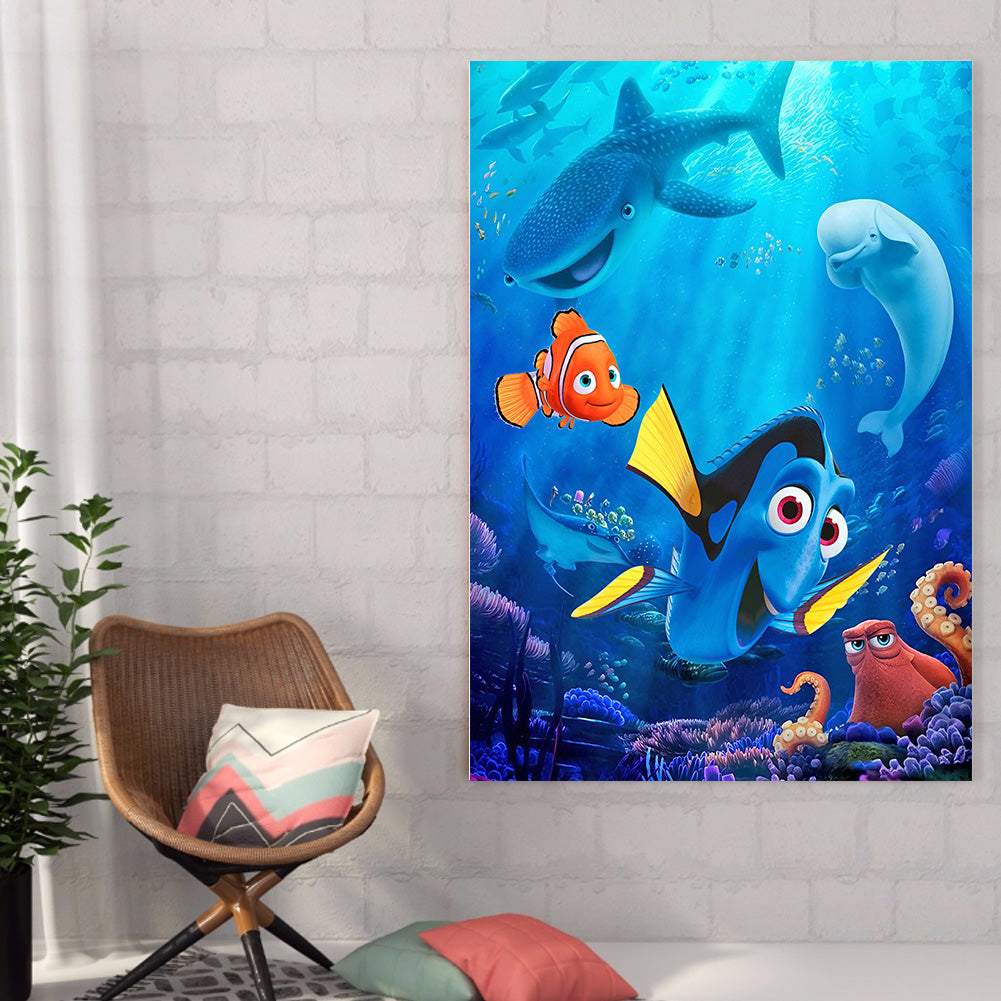 Cartoon Ocean - Full Round Drill Diamond Painting 30*40CM