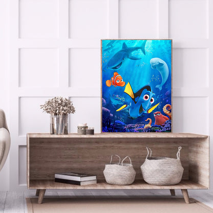 Cartoon Ocean - Full Round Drill Diamond Painting 30*40CM