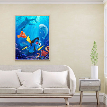 Cartoon Ocean - Full Round Drill Diamond Painting 30*40CM