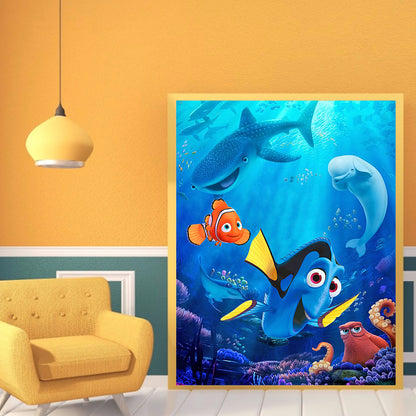 Cartoon Ocean - Full Round Drill Diamond Painting 30*40CM